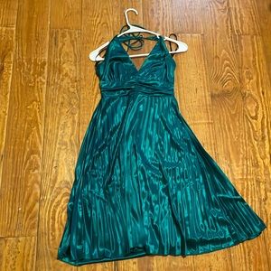 Emerald green dress. Slightly worn. Great condition